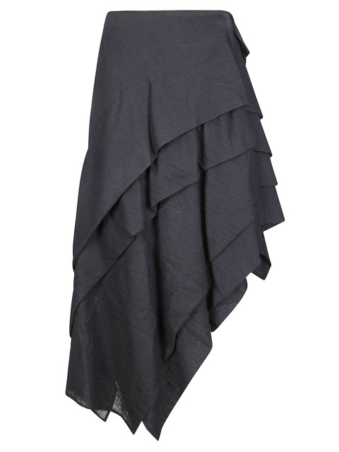 [YOHJI YAMAMOTO] Long skirt FW25 FLS07121 1