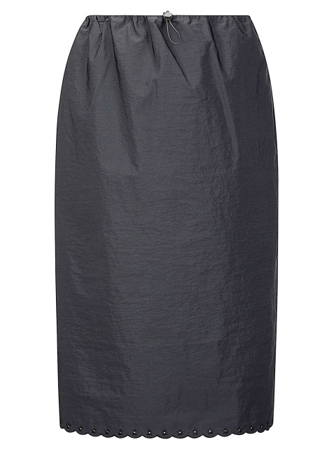 [Cecilie Bahnsen] Long skirt SS26 126RTW17004 BLACK