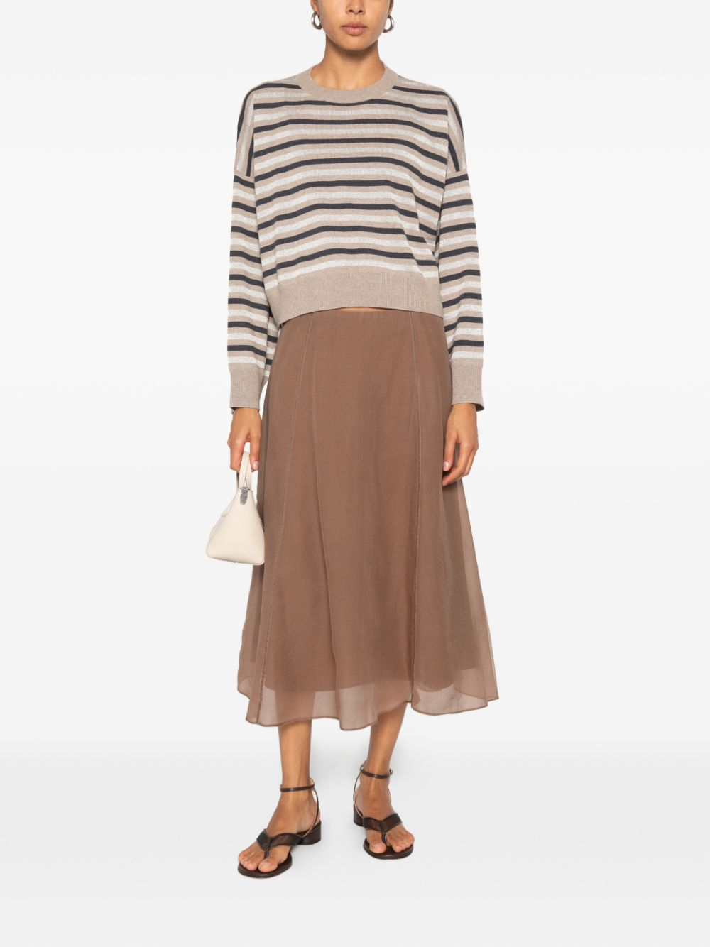 [Brunello Cucinelli] Midi skirt FW26 MP940G3877C832