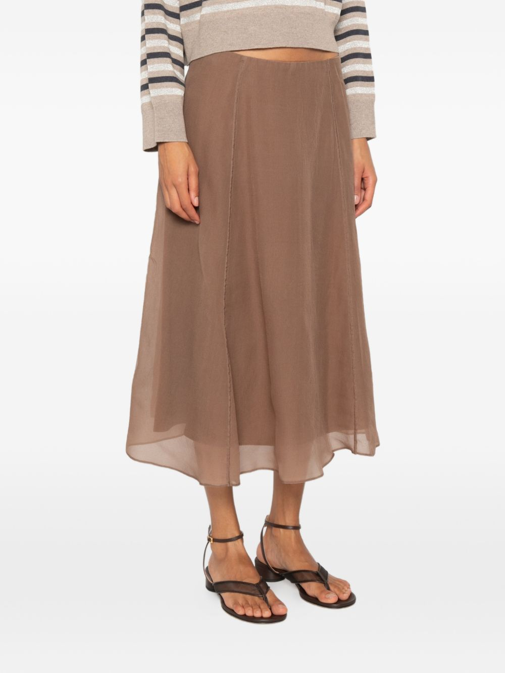 [Brunello Cucinelli] Midi skirt FW26 MP940G3877C832