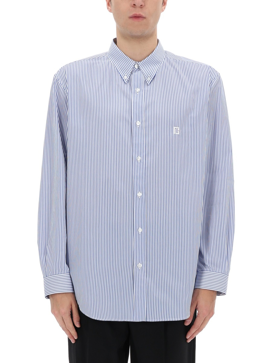 [Balmain] Shirts Long Sleeve SS26 GH1HS496CG38_SAB