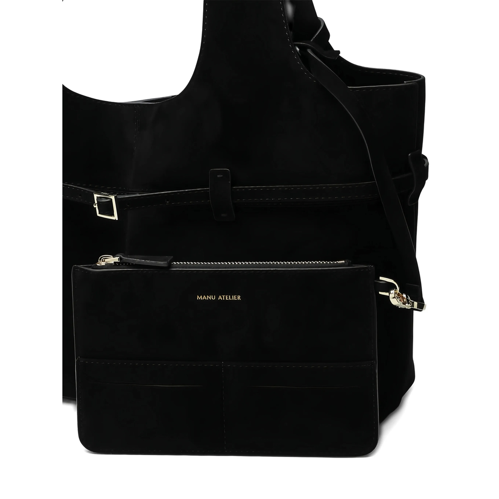 [Manu Atelier] Tote bag FW26 2026108 CAMBONCABA BLACK