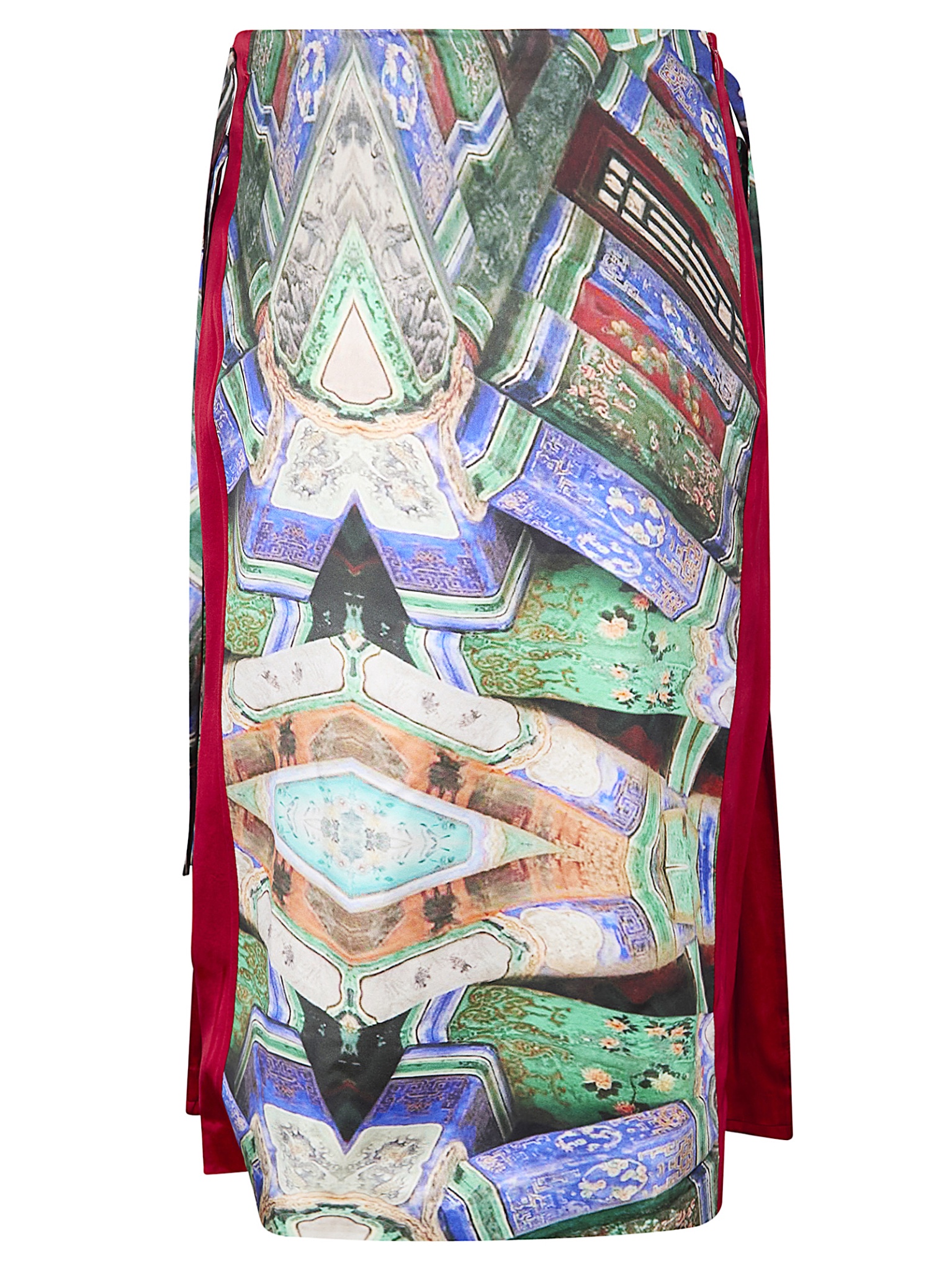[HUI] Long skirt SS26 HW21GD3529 GREENFLORAL