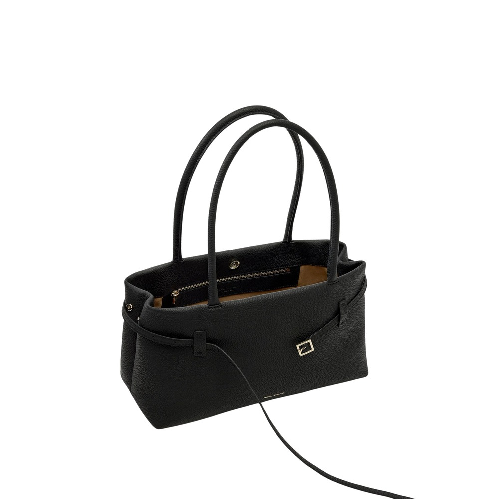 [Manu Atelier] Tote bag FW26 2025260 EAST WEST BLACK