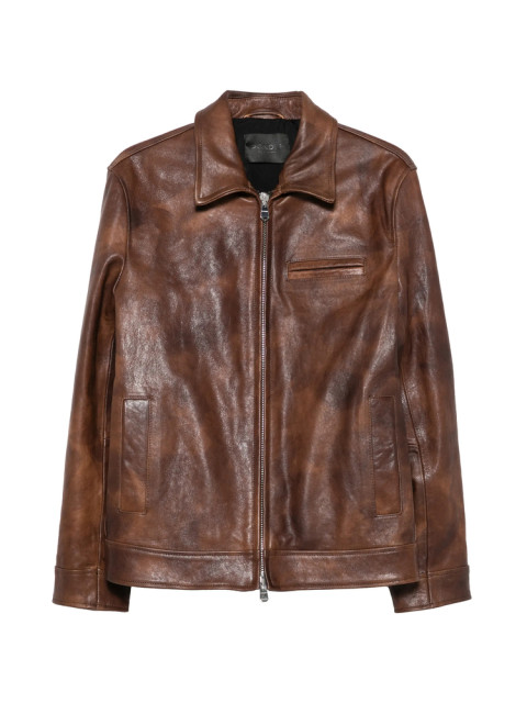 [Dondup] Leather Jacket FW26 JU025 XXX 737