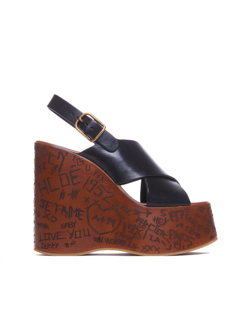 [Chloe] Sandals FW26 CHC24A02YLU001