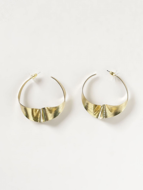 [ALLUJEWELS] Earring SS26 ORECCHINI CERCHI STORTI OTTONE