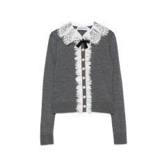 [Self-portrait] Cardigan FW26 PF26-134C-GR  GREY