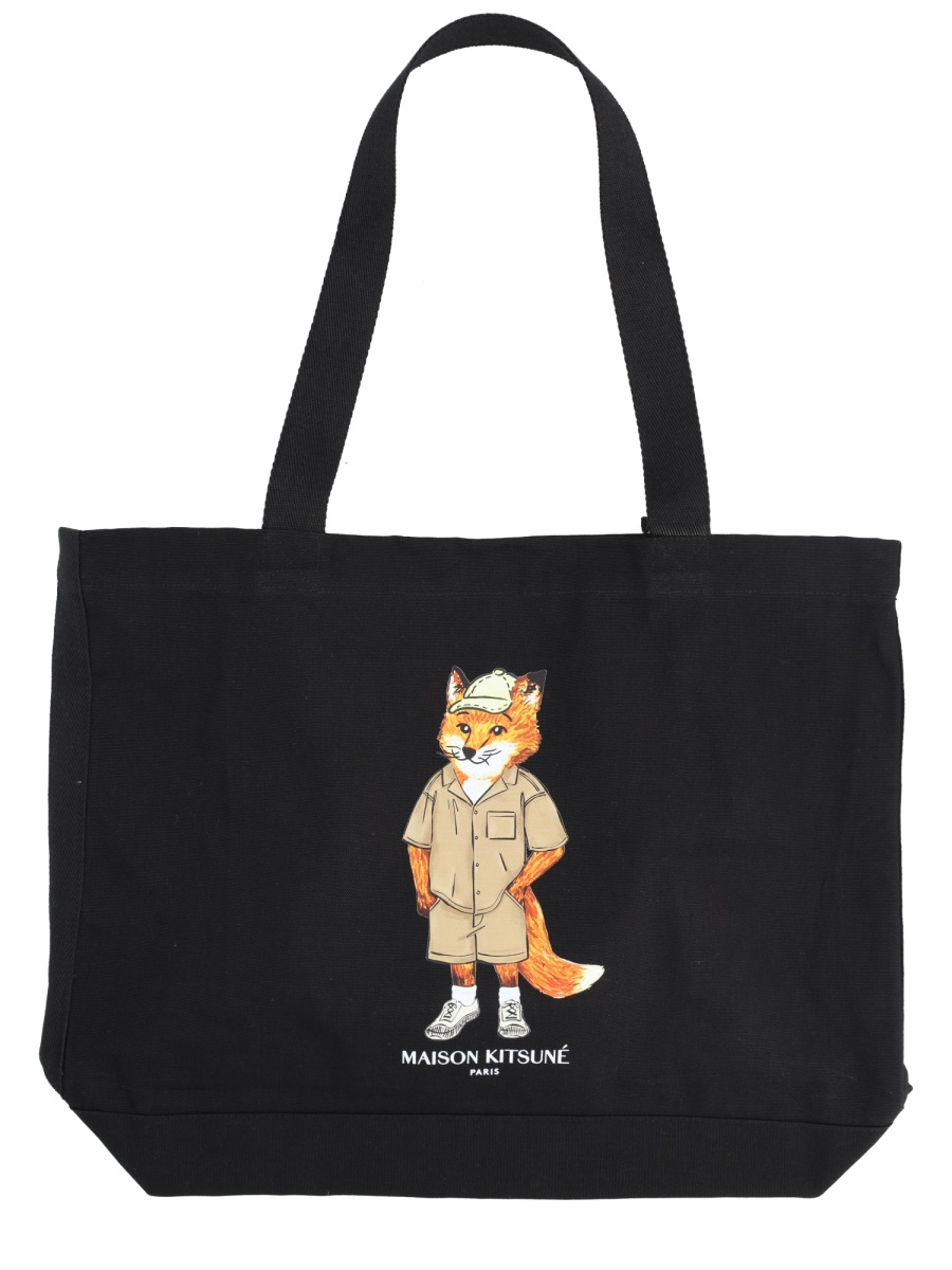 [MAISON KITSUNE] Tote bag SS26 QU05109WW9042_P199