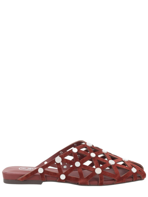 [ASH] Flat shoes SS26 BONE02_MARSALA