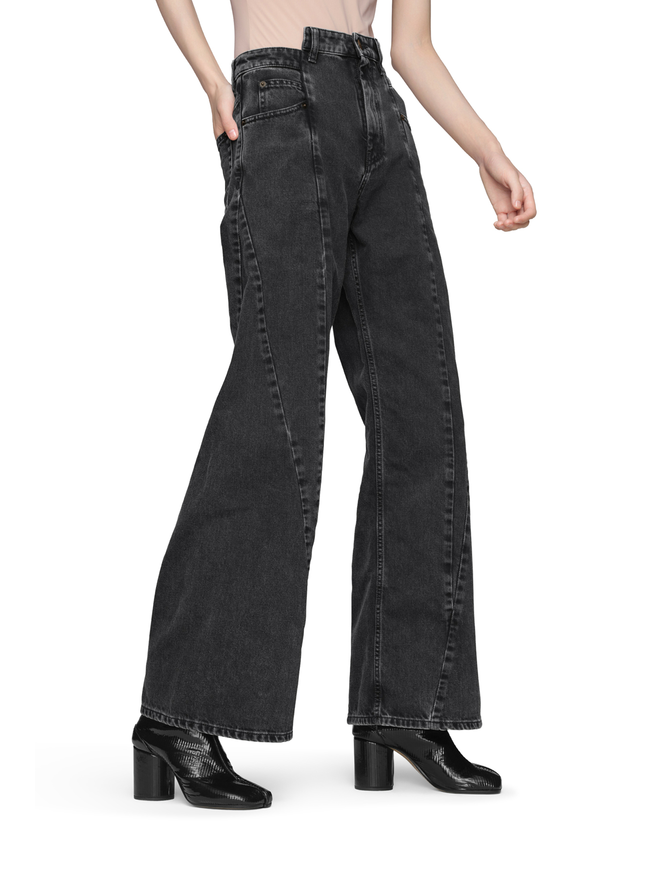 [Maison Margiela] Trousers FW26 S51LA0133S30496961 MEDIUM BLACK STONE