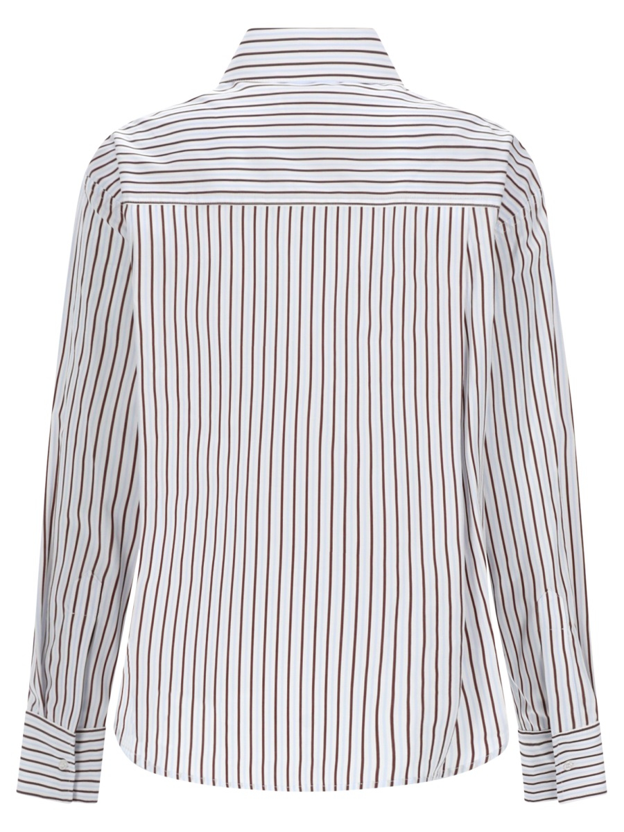 [LouLou De Saison] Shirts Long Sleeve SS26 MAUD_DARKRED/LIGHTBLUE