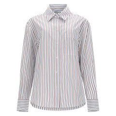 [LouLou De Saison] Shirts Long Sleeve SS26 MAUD_DARKRED/LIGHTBLUE
