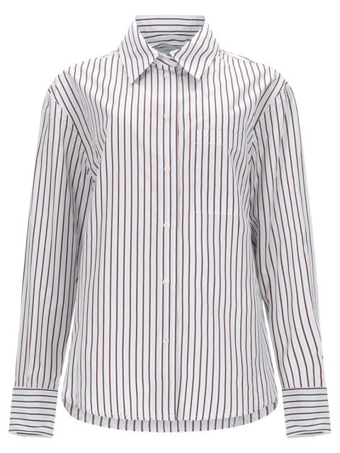 [LouLou De Saison] Shirts Long Sleeve SS26 MAUD_DARKRED/LIGHTBLUE