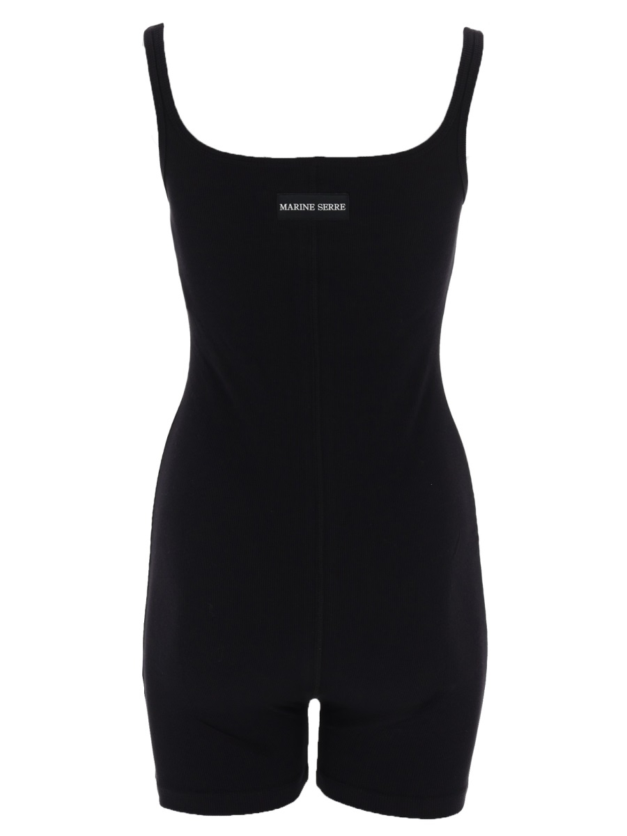 [MARINE SERRE] Jump suit SS26 WJS029A_CJER0011BK99