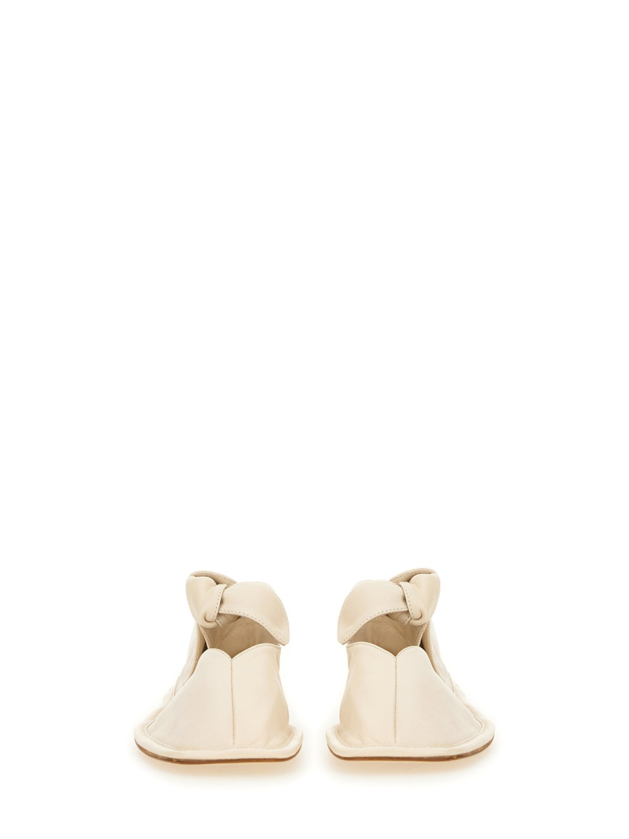 [HEREU] Flat shoes SS26 LLSSWFA24.003.1_CREAM