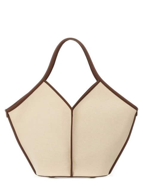 [HEREU] Shoulder bag SS26 WBCALE_BEIGE/CHESTNUT