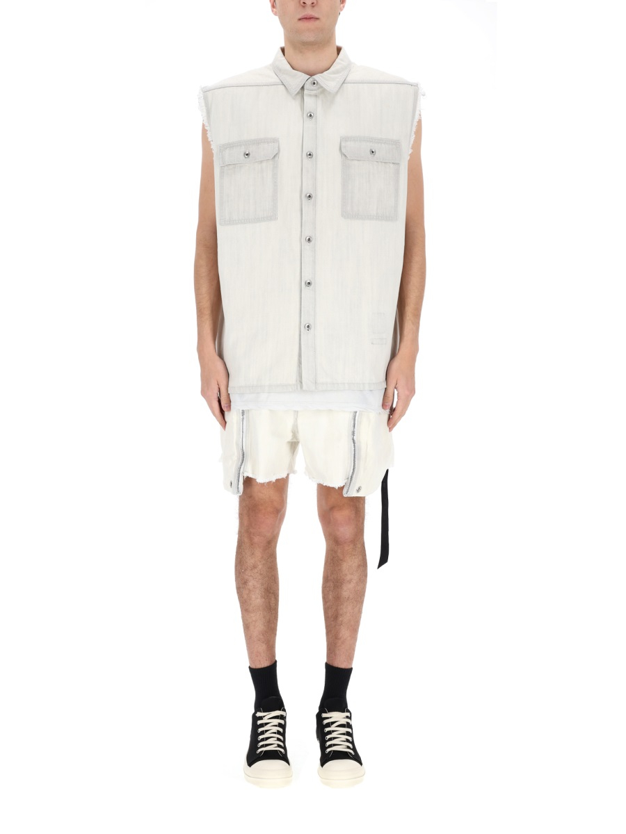 [RICK OWENS DRKSHDW] T-shirts Sleeveless SS26 DU01F4764_DMW51