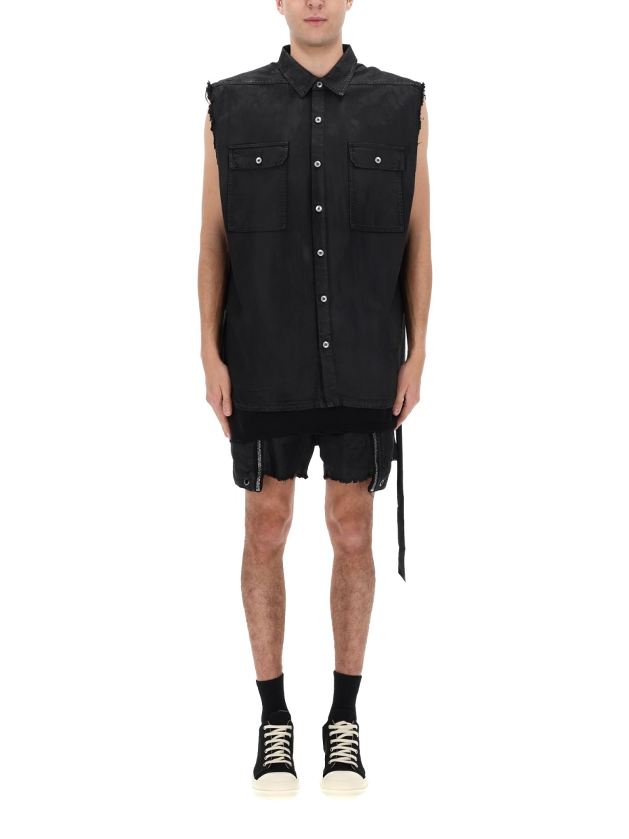 [RICK OWENS DRKSHDW] Vest SS26 DU01F4764_DBK09