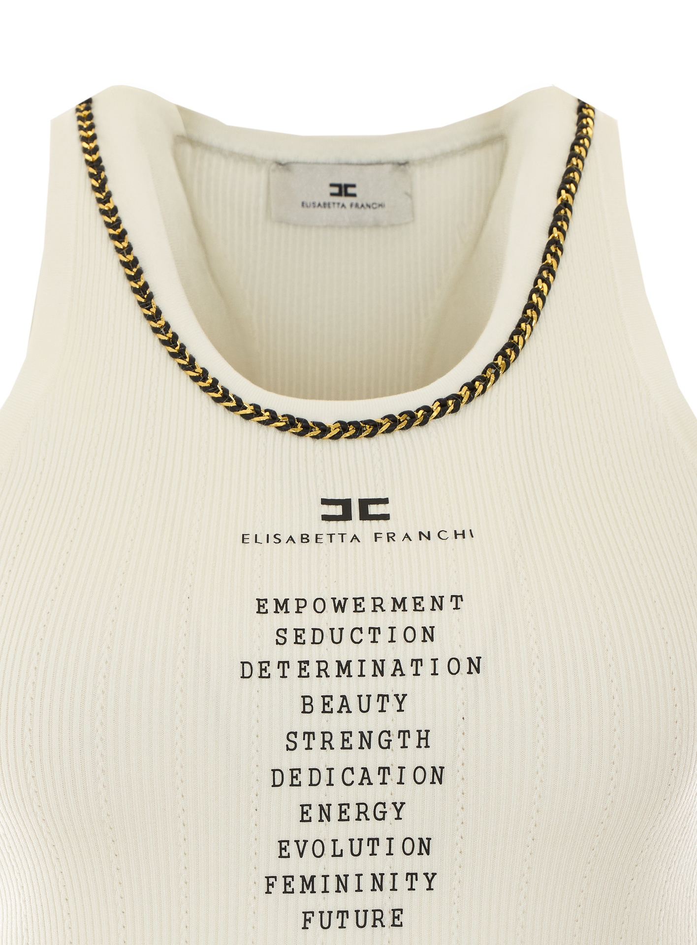 [ELISABETTA FRANCHI] Tank top FW26 TK10B66E2E72