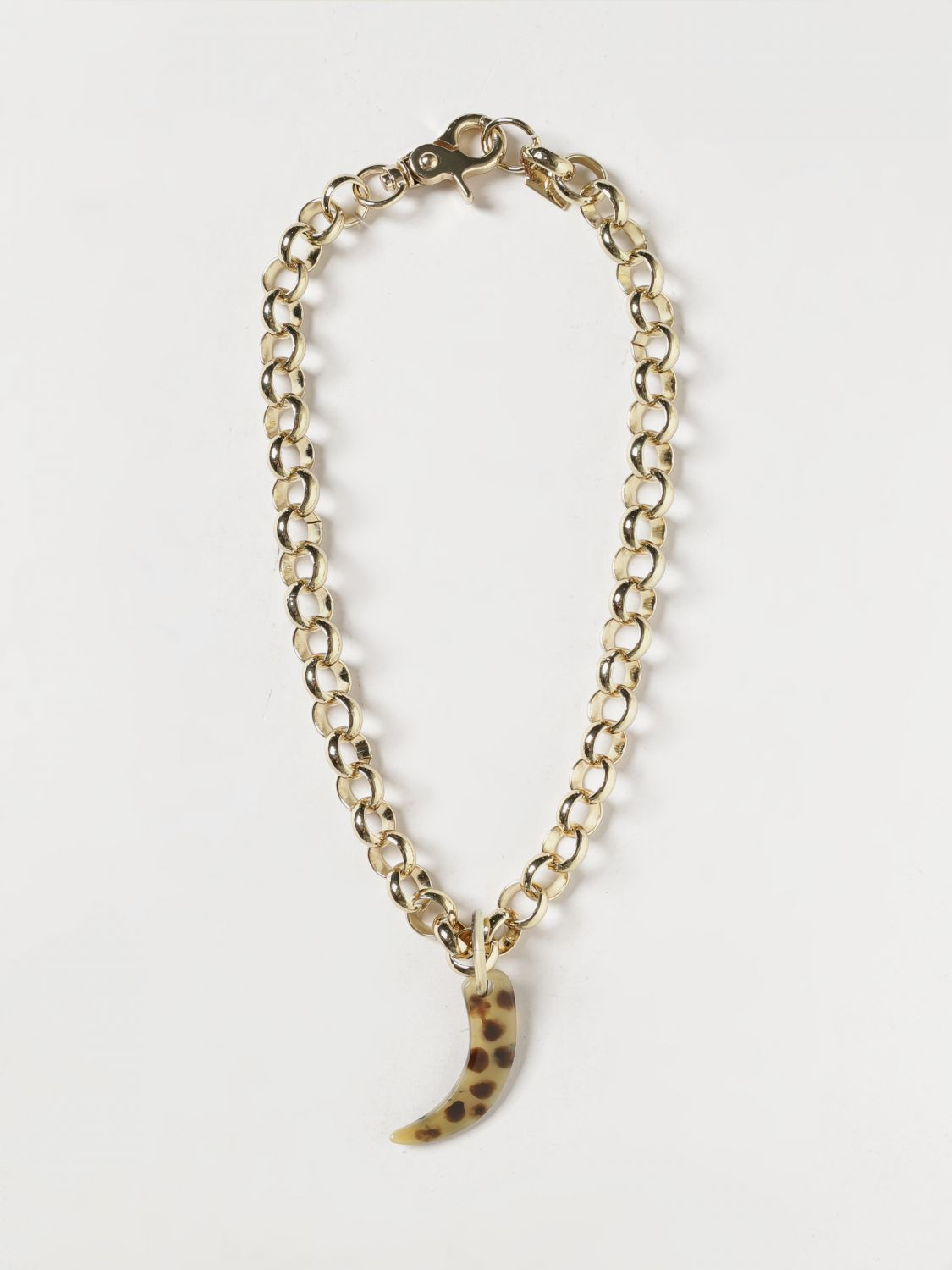 [ALLUJEWELS] Necklace SS26 CIRCLE CHAIN+CORNO GOLD