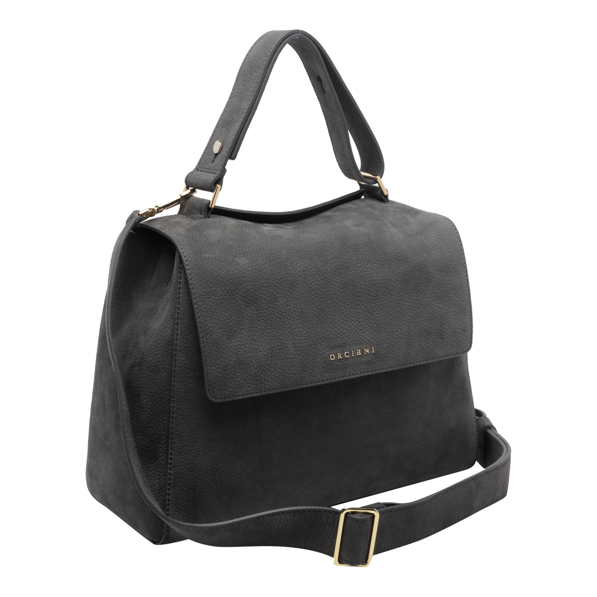 [ORCIANI] Shoulder bag FW26 BT2006NBUCARBONE