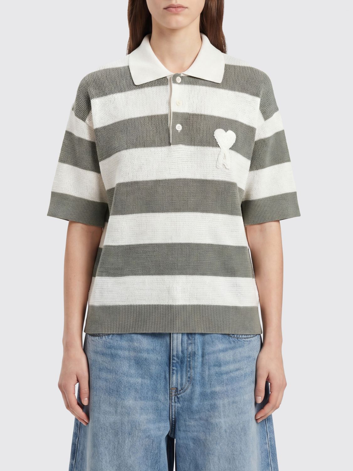 [Ami Paris] T-shirts Short Sleeve SS26 FPL430KN0153A 152