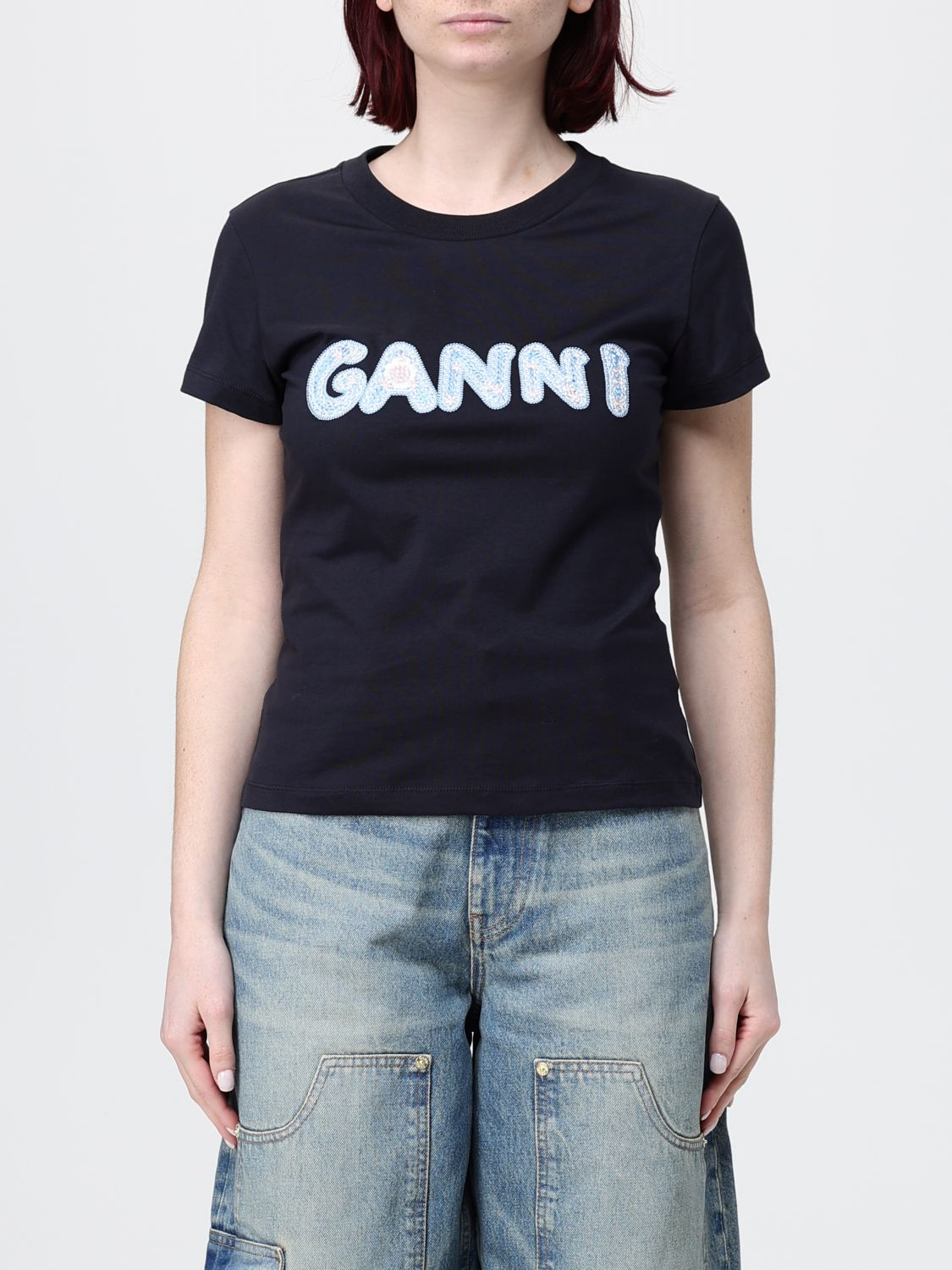[GANNI] T-shirts Short Sleeve SS26 A1050179 252