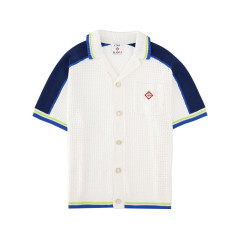[Casablanca] Shirts Short Sleeve SS26 M-SS26-KW-1310_01WHITE/BLUE