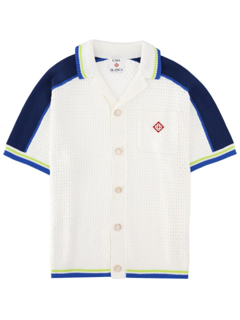 [Casablanca] Shirts Short Sleeve SS26 M-SS26-KW-1310_01WHITE/BLUE