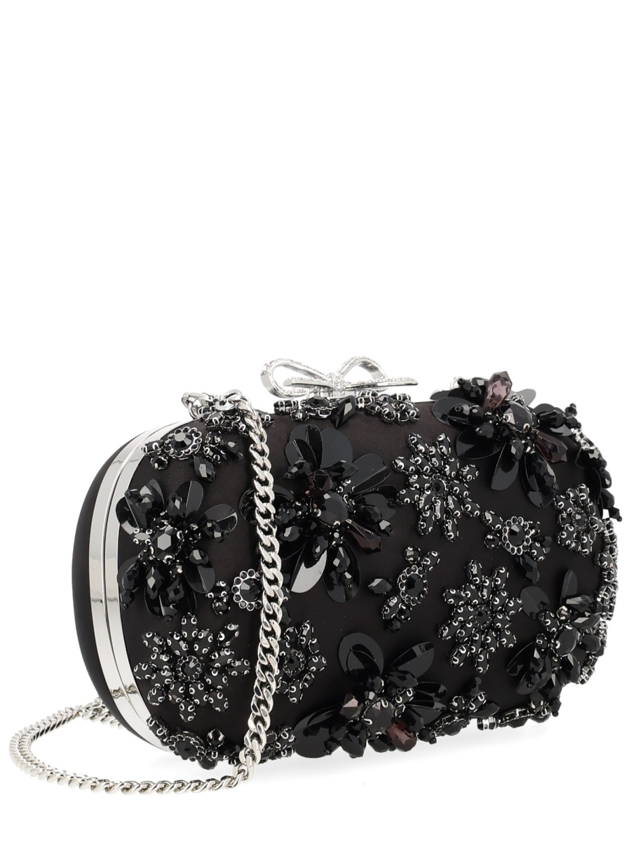 [Self-portrait] Clutch bag SS26 RS26-304-B_BLACK