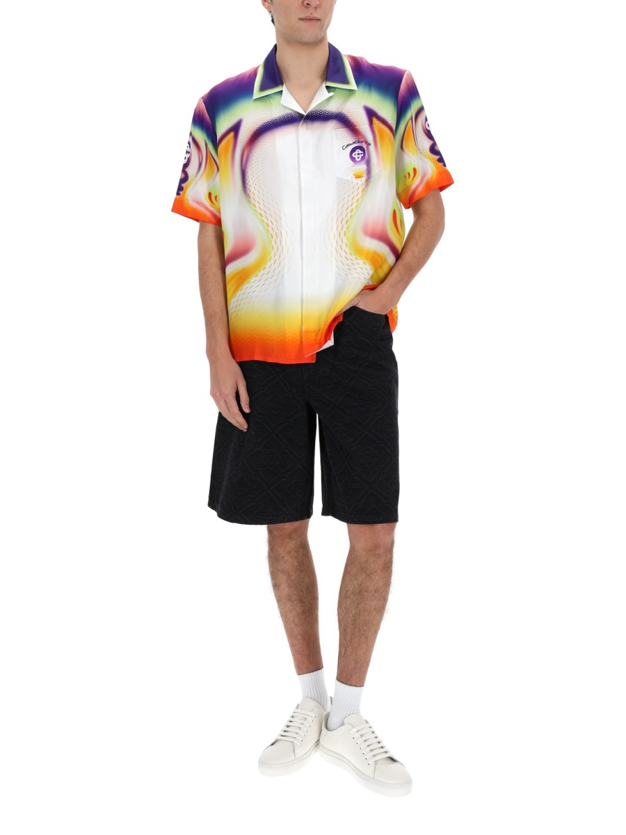[Casablanca] Shirts Short Sleeve SS26 M-SS26-SH-003-_01SPORCHID