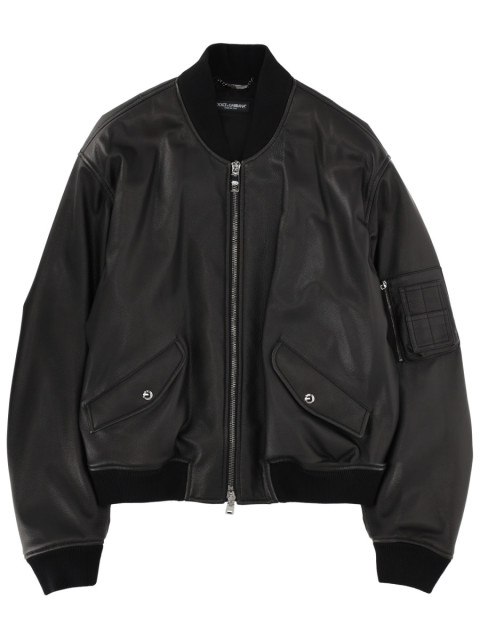 [Dolce & Gabbana] Leather Jacket SS26 G9BBML_HULY3N0000