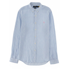 [Polo Ralph Lauren] Shirts Long Sleeve SS26 710B15647_0037188BBLUEWHITE