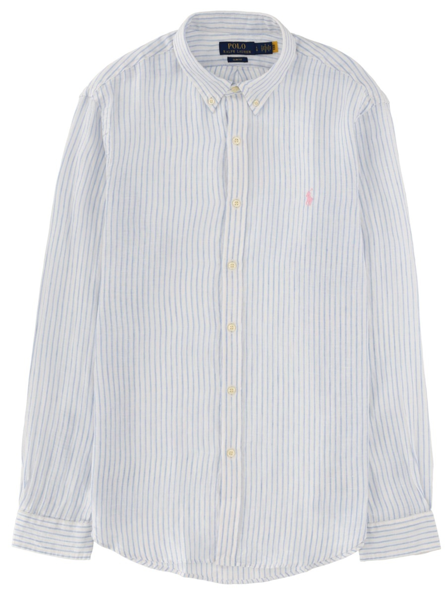 [Polo Ralph Lauren] Shirts Long Sleeve SS26 710B15647_0027188AWHITEBLUE