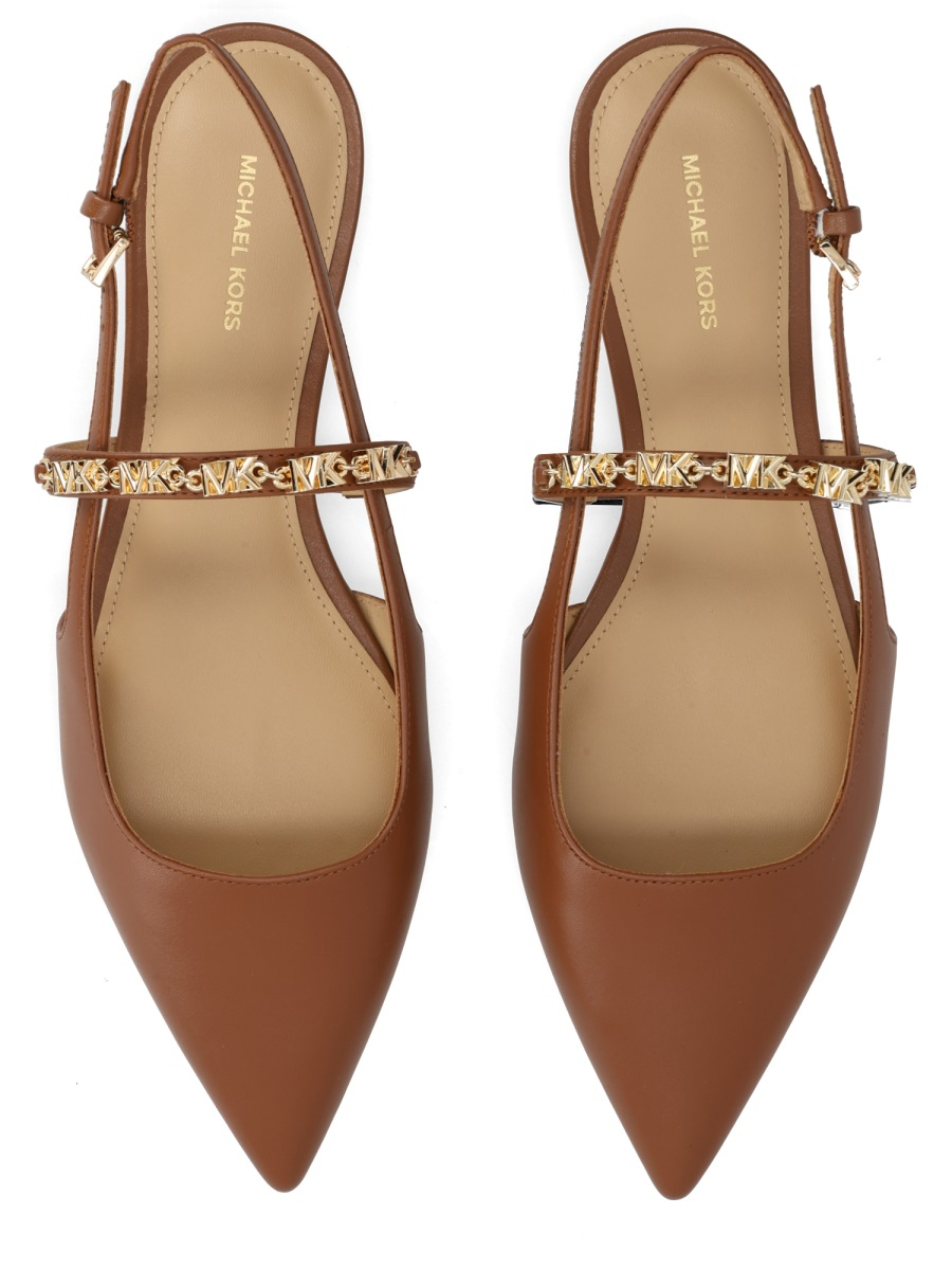 [MICHAEL BY MICHAEL KORS] Flat shoes SS26 40R6DIFP2L_230LUGGAGE
