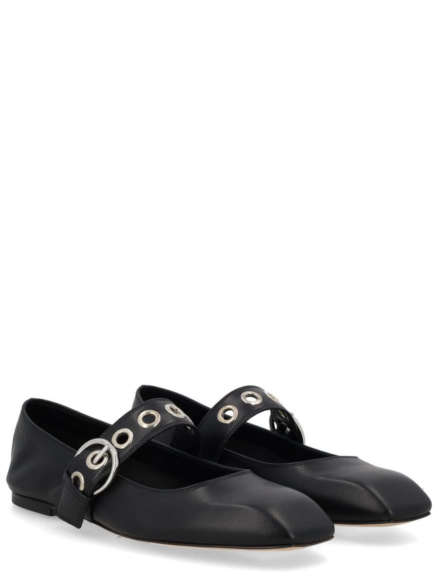 [Aeyde] Flat shoes SS26 A11-FL-RKLS08FL159-SS25-800-007_BLACK