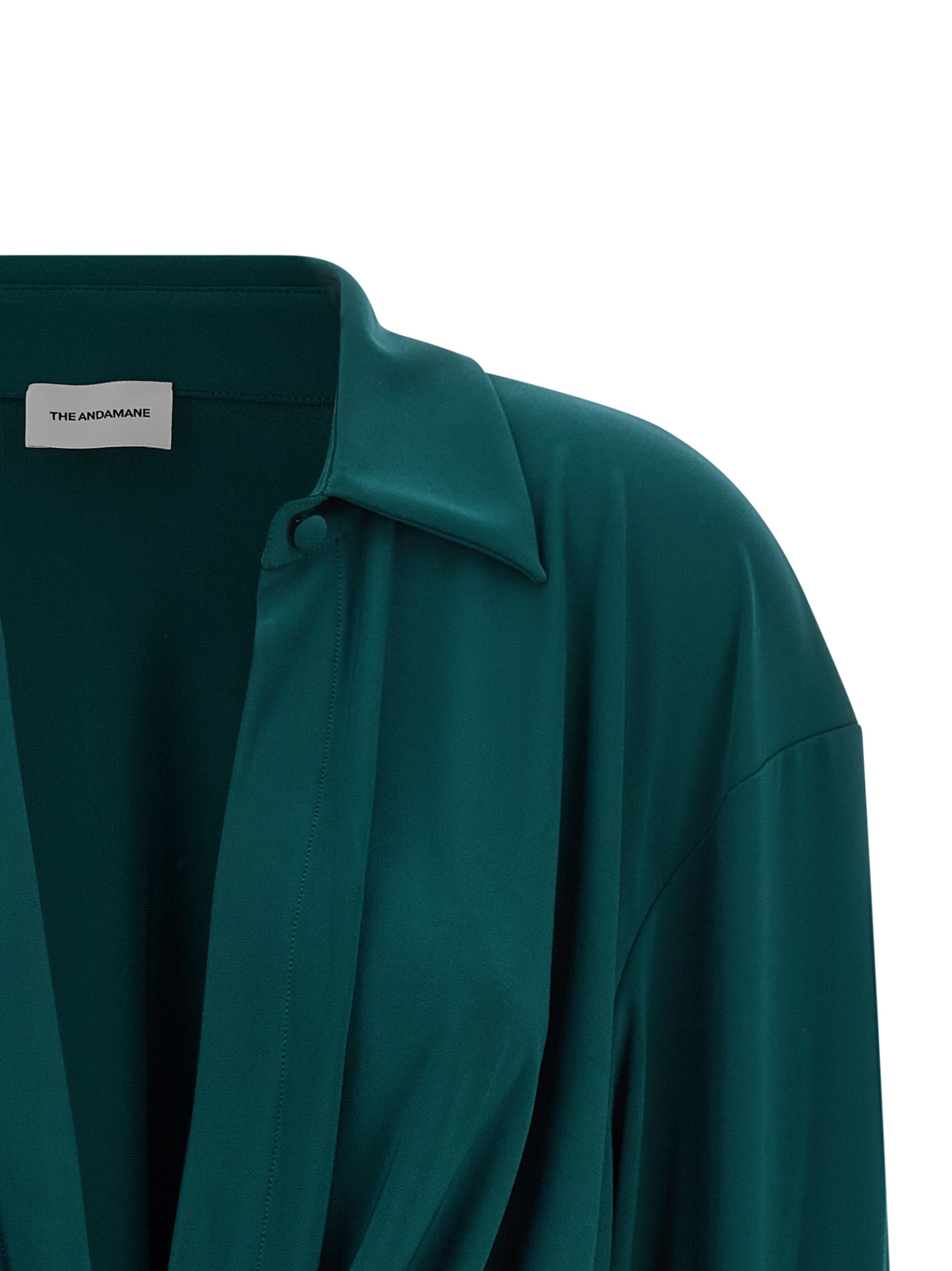 [THE ANDAMANE] Long sleeve dress FW26 T200107ATJP199MALACHITE
