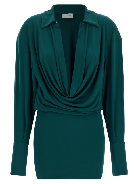 [THE ANDAMANE] Long sleeve dress FW26 T200107ATJP199MALACHITE