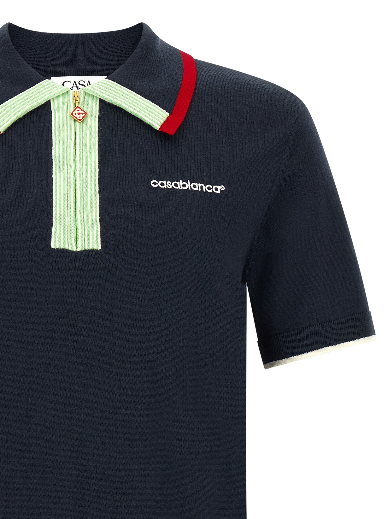 [Casablanca] T-shirts Short Sleeve FW26 MPF26KW84601NAVY