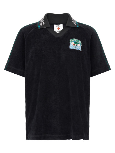 [Casablanca] T-shirts Short Sleeve FW26 MPF26JTP52901BLACK