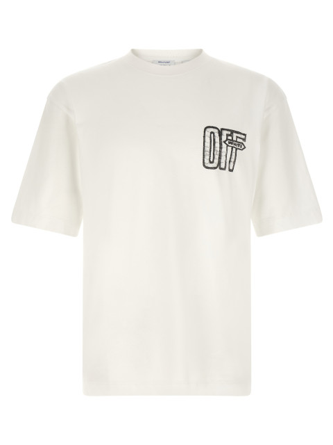[Off-White] T-shirts Short Sleeve FW26 OMAA120F26JER00Y10100100