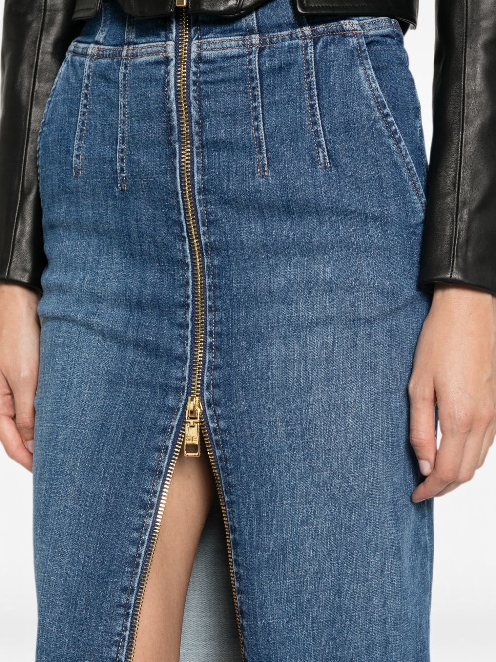 [ELISABETTA FRANCHI] Midi skirt FW26 GJ01N66E2139