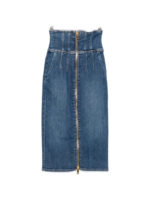 [ELISABETTA FRANCHI] Midi skirt FW26 GJ01N66E2139