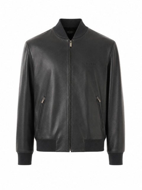 [Gucci] Leather Jacket FW26 872085XNBCU1017