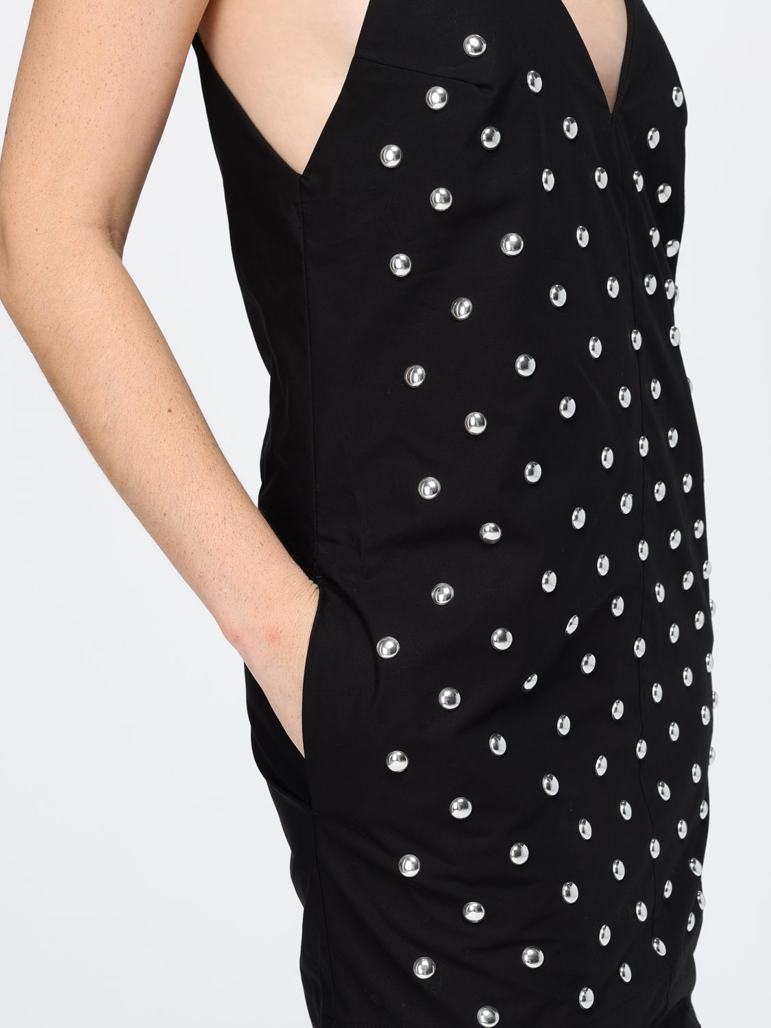 [MSGM] Sleeveless dress SS26 4042MDA26PX267112 BLACK
