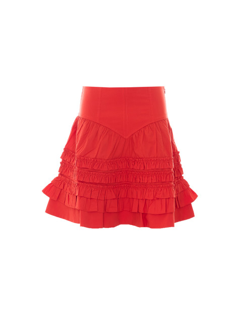 [GANNI] Mini skirt FW26 A1090287 06P