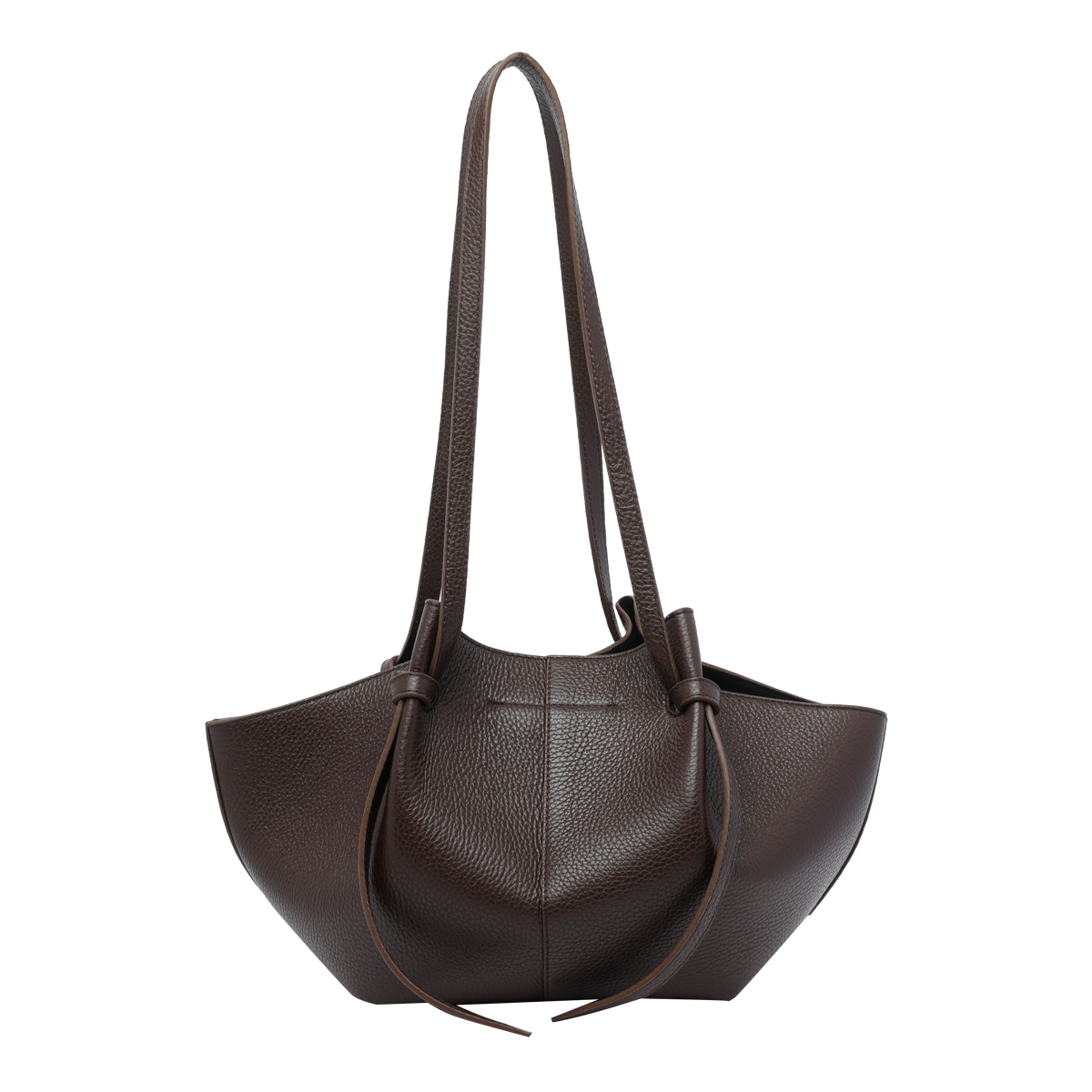 [YUZEFI] Shoulder bag FW26 MOCHIPEBBLE GRAIN LEATHERL038