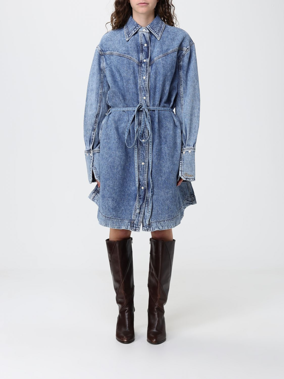 [BOSS] Long sleeve dress SS26 50557046 420
