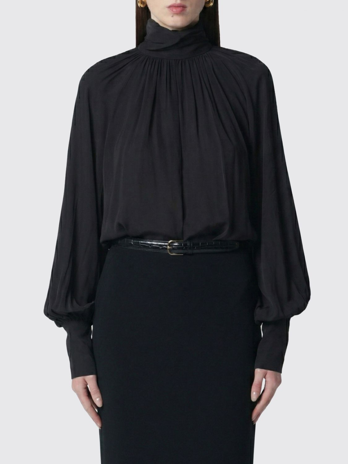[Anine Bing] Blouse SS26 A0711598 BLK26